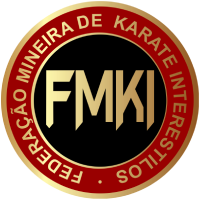 Atleta de Karatê em competição